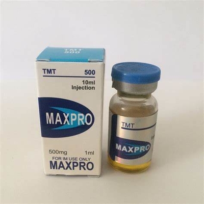 Maxpro Pharma Tmt 500 mg Fläschchenetiketten und Schachteln 10 ml